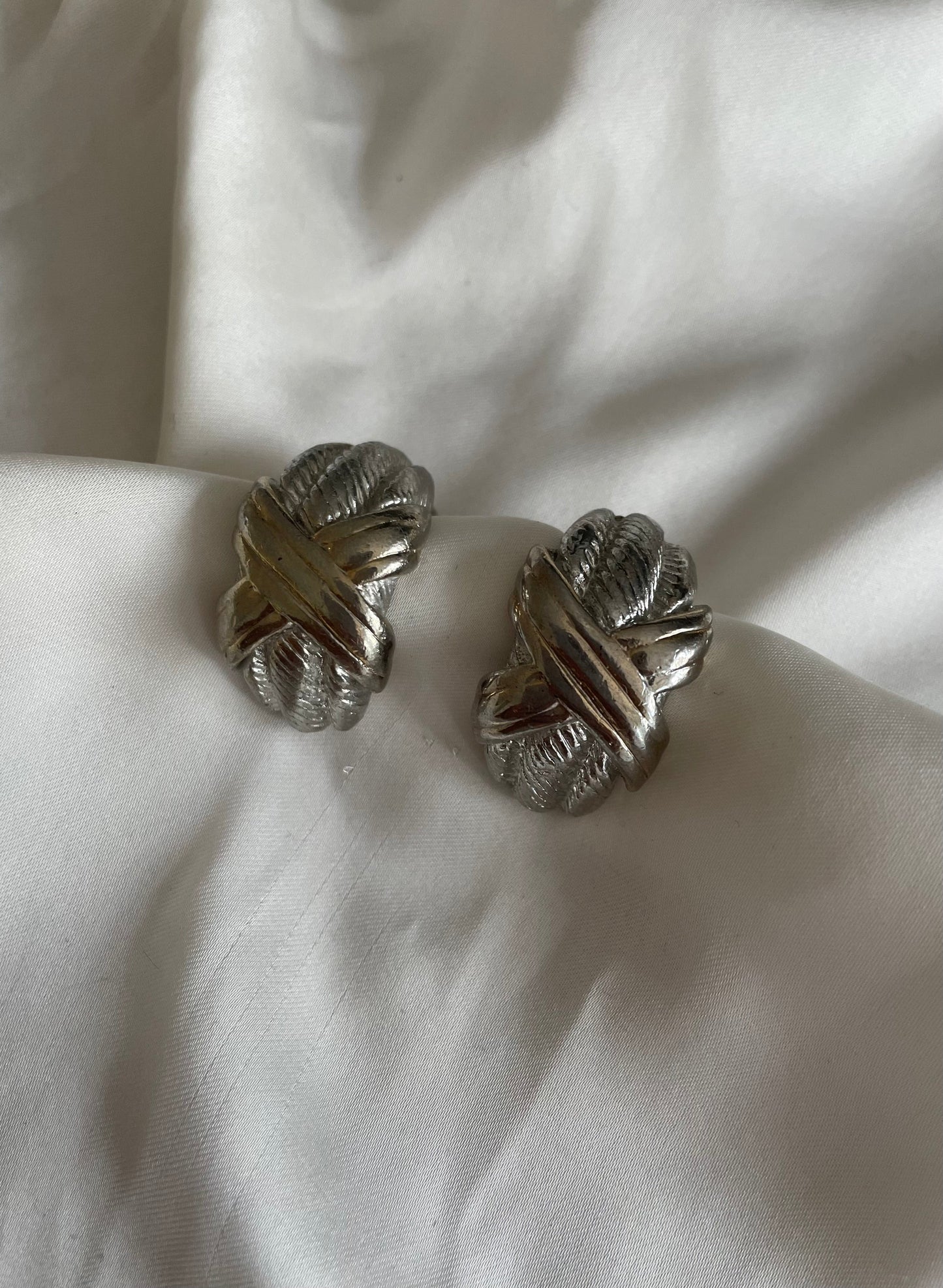 Orecchini mezzo cerchio silver