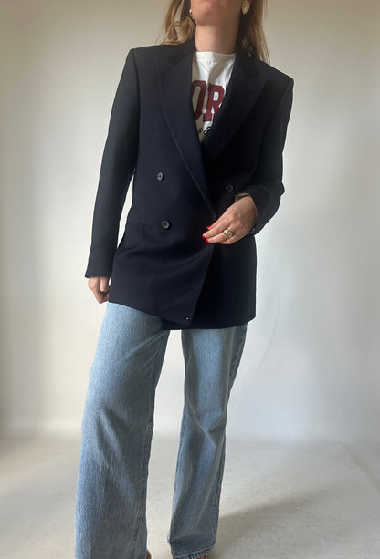 Blazer slim fresco lana merinos