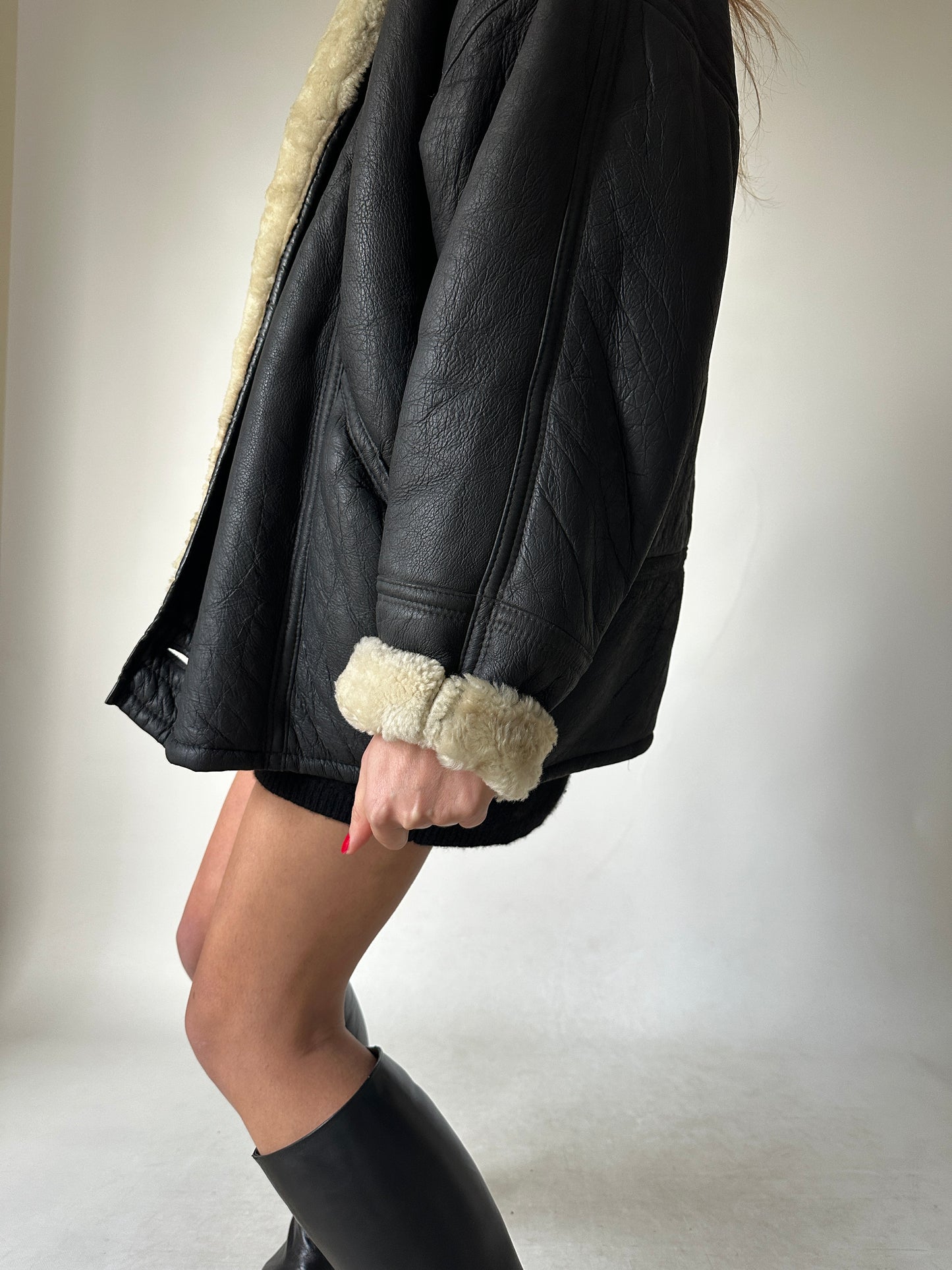 Dreamy black Shearling