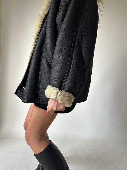 Dreamy black Shearling