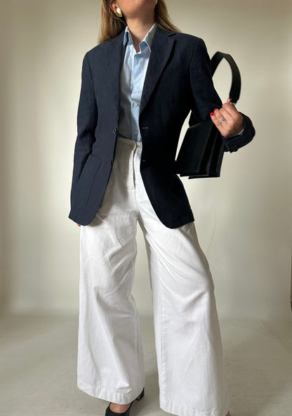 Blazer petite in puro lino