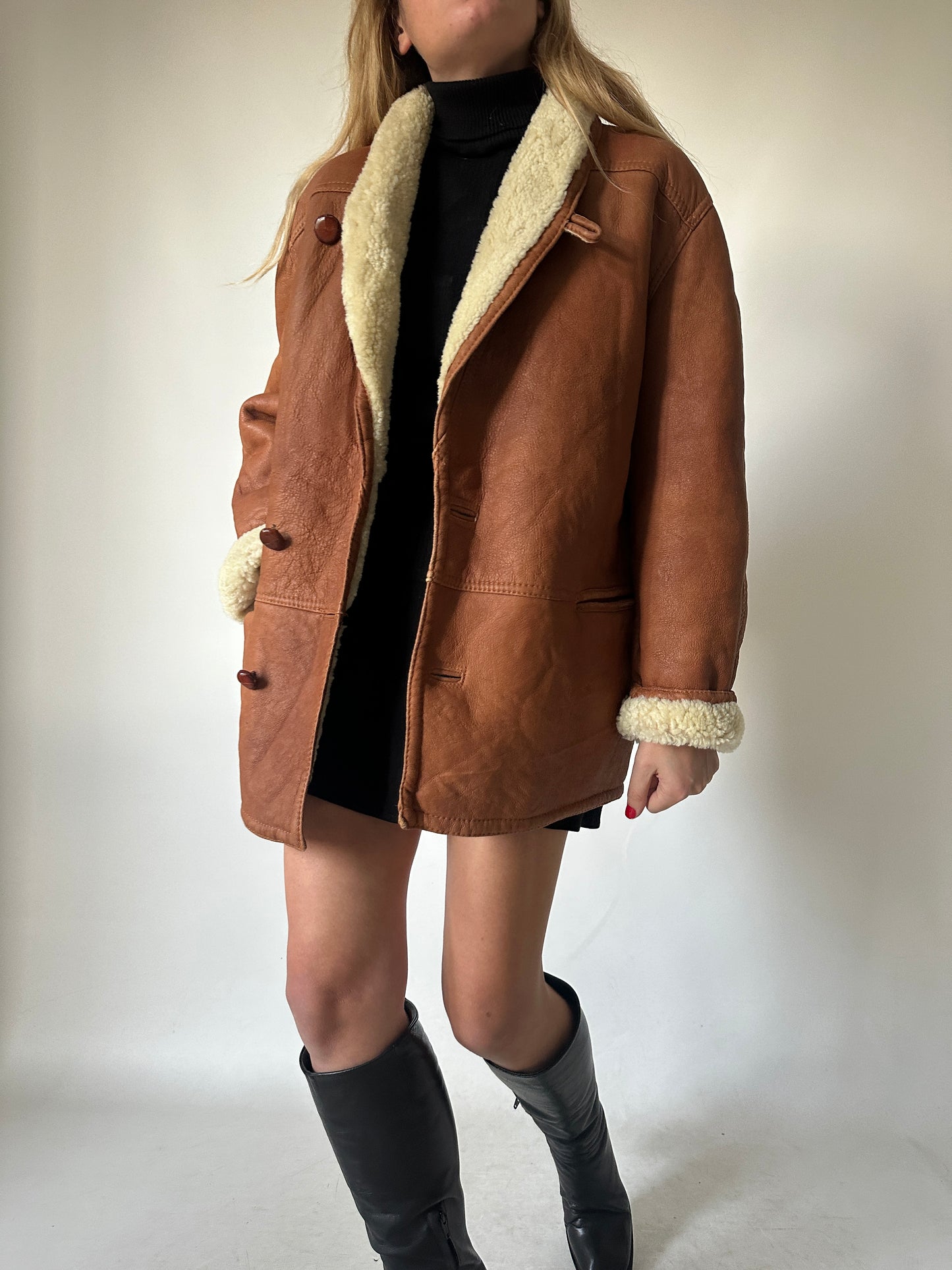 Perfect caramel Shearling