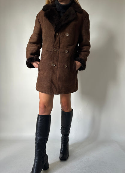 Chocolate petite Shearling