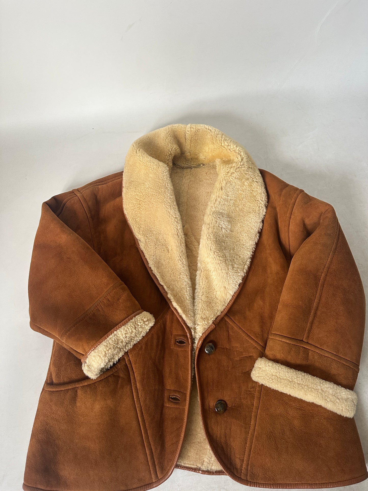 Perfect camel Spanish superior Shearling