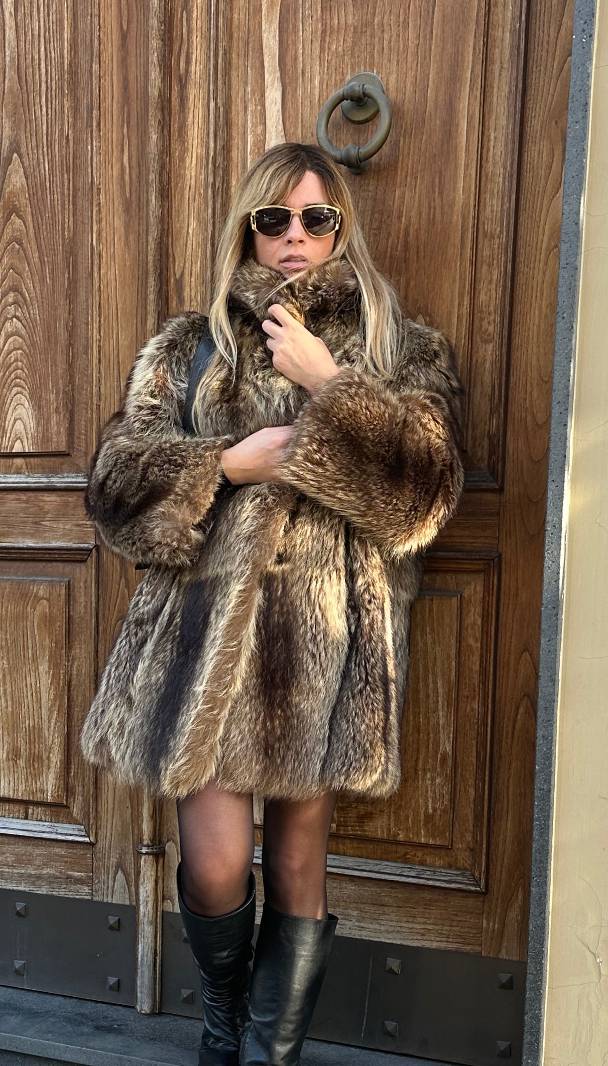 Beautiful real fox fur