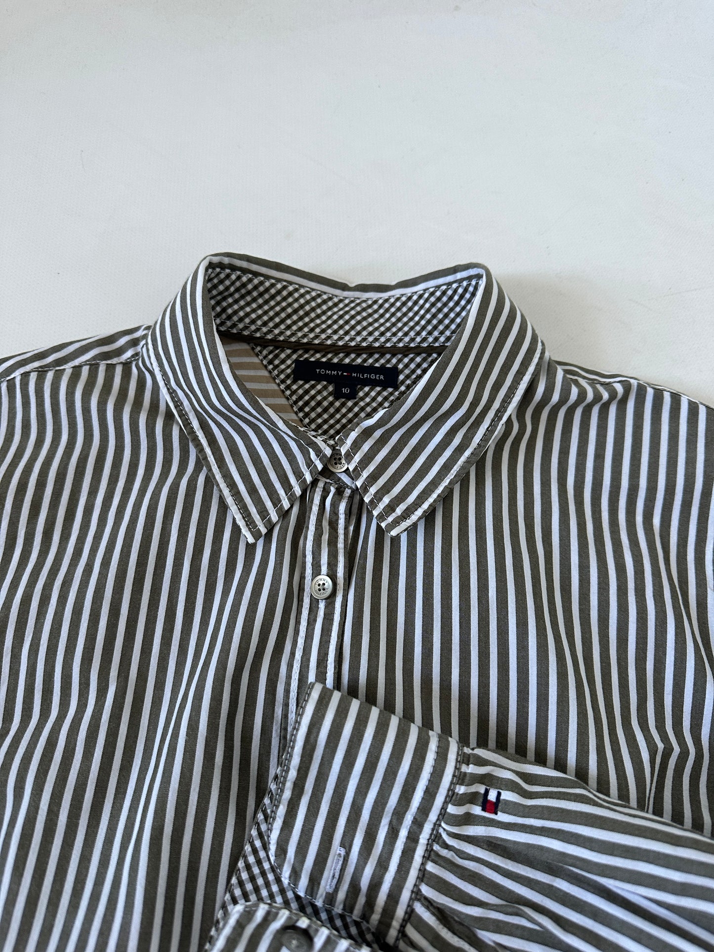 TOMMY HILFIGER slim navy shirt