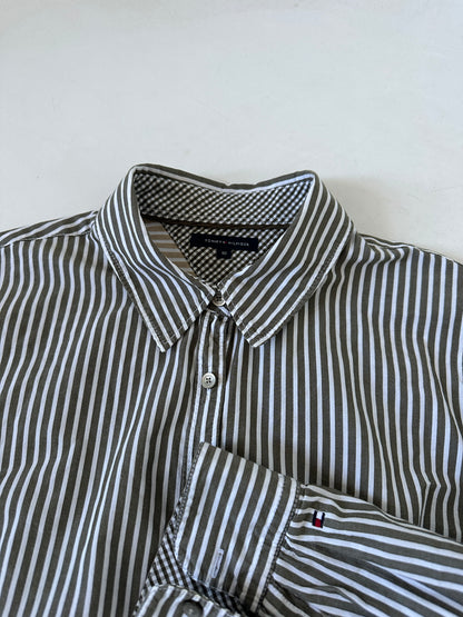 TOMMY HILFIGER slim navy shirt