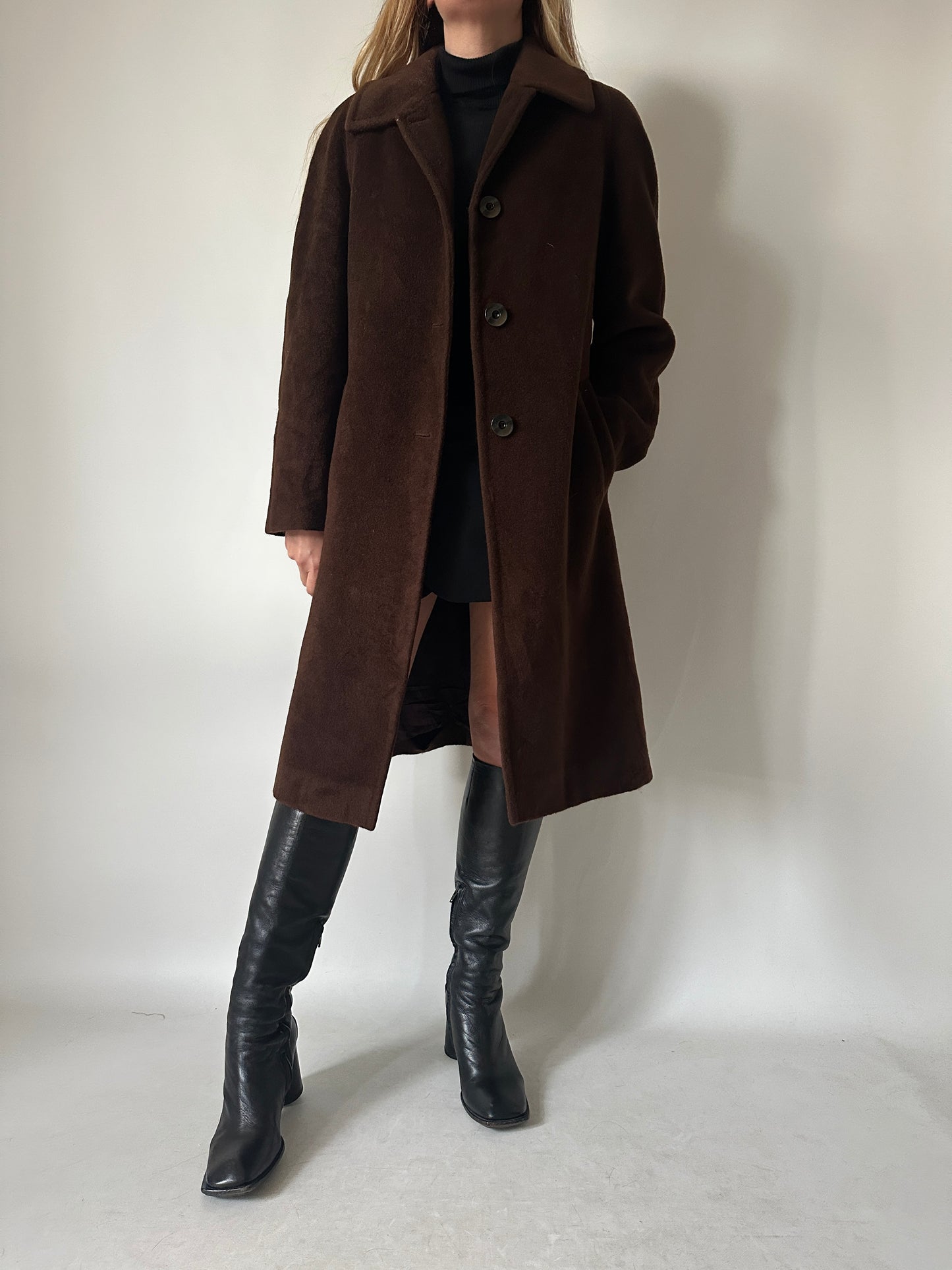 Pure merinos chocolate coat