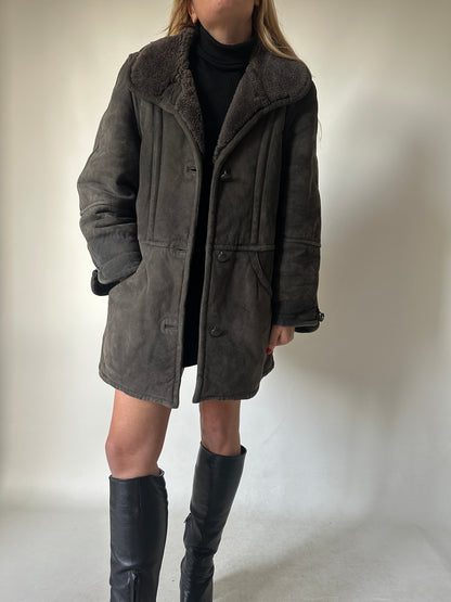 Grey petite Shearling