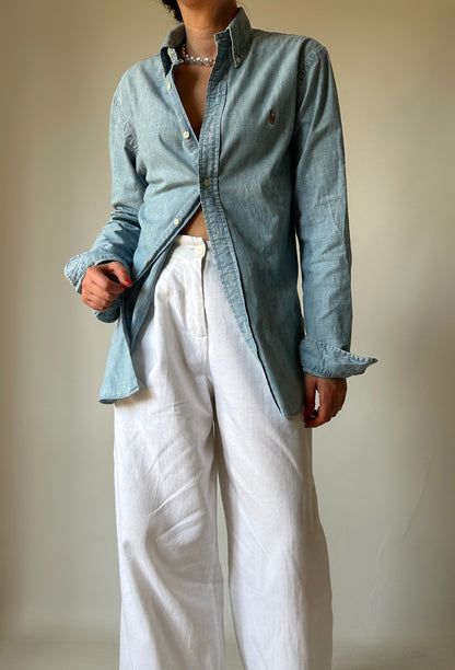RALPH LAUREN petite denim shirt