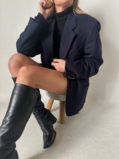 Precious wool and cachemire blazer coat
