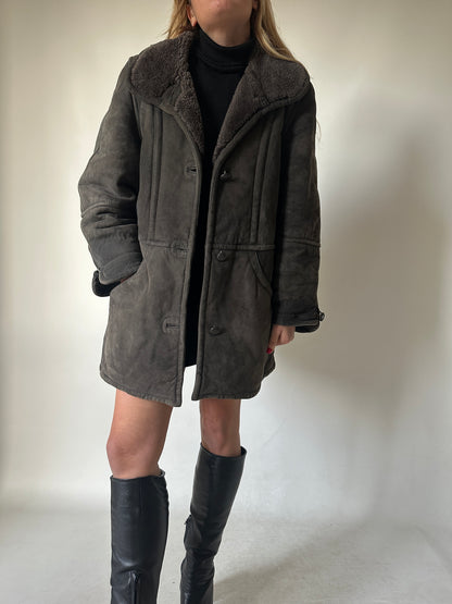 Grey petite Shearling