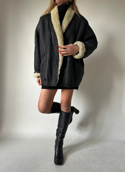 Dreamy black Shearling