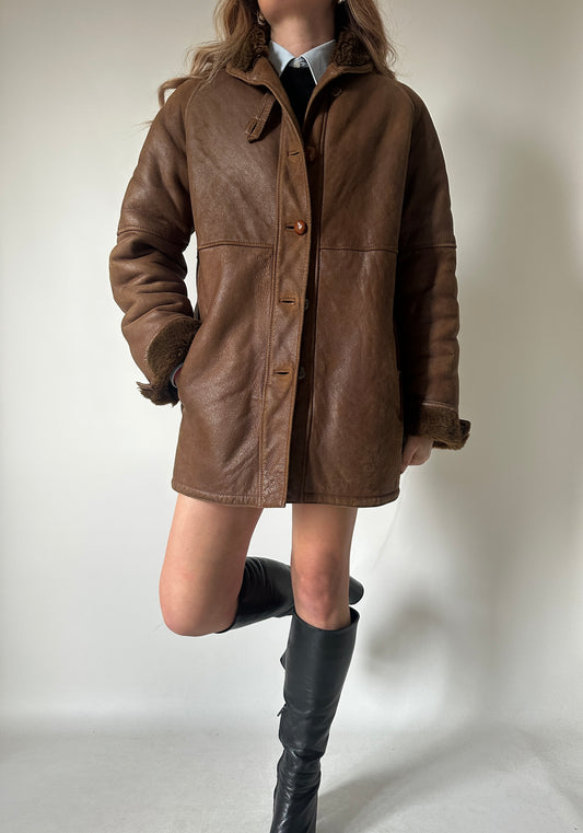 Chocolate petite Shearling