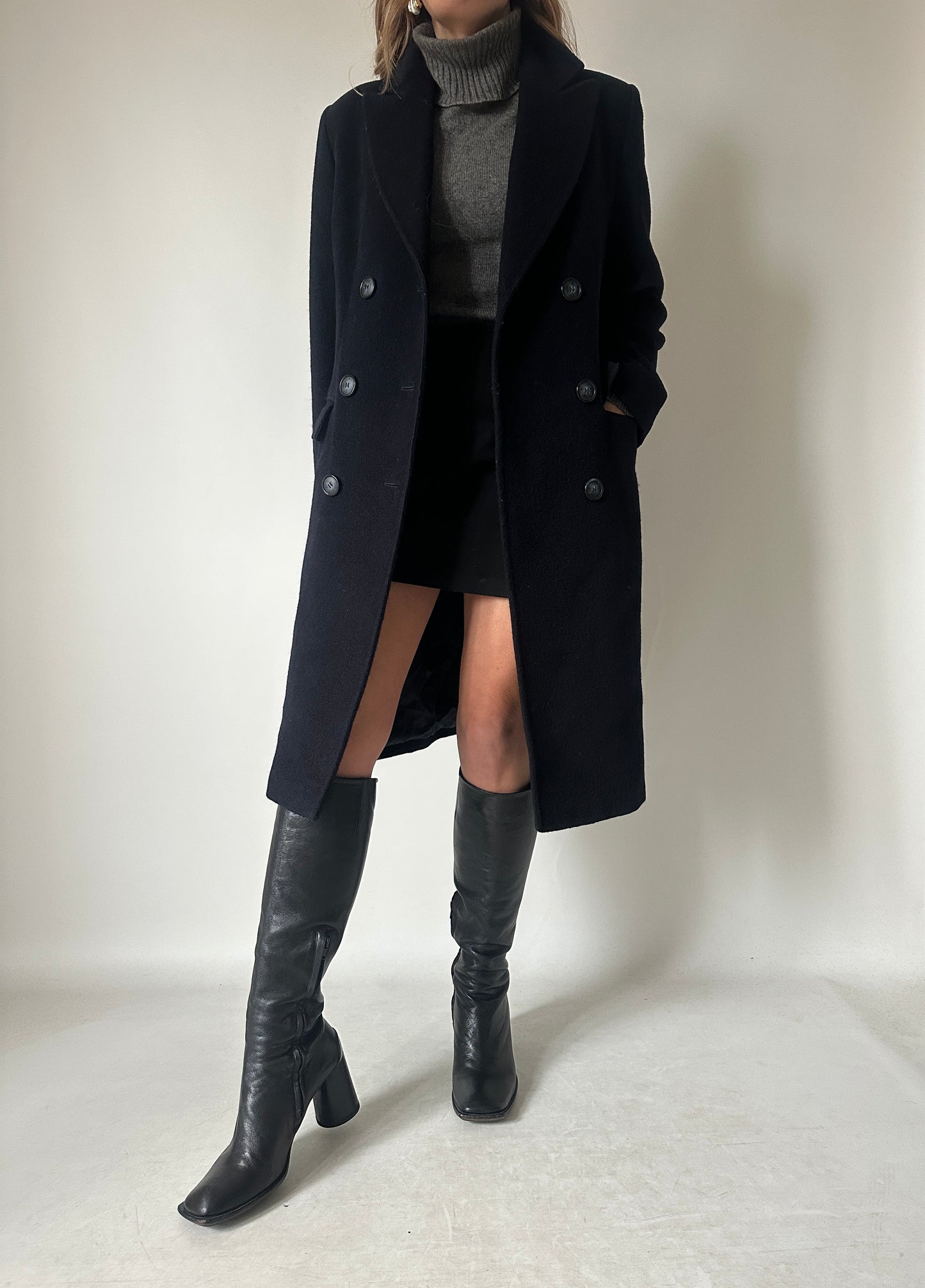 Perfect double-breast petite coat