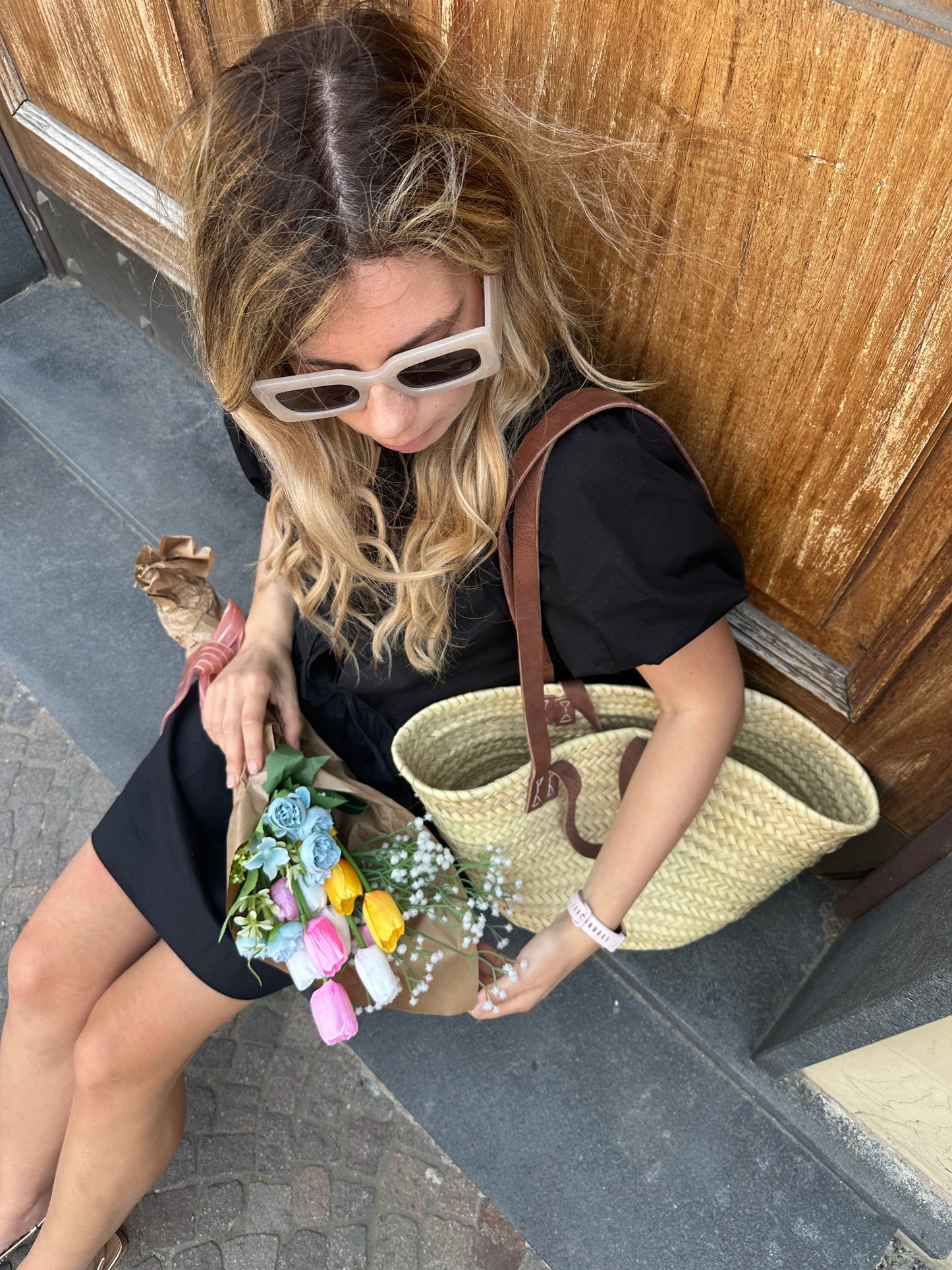Borsa in paglia "Dolce Vita"