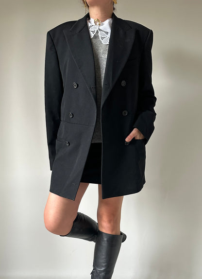 ZEGNA wool tasmania oversize blazer