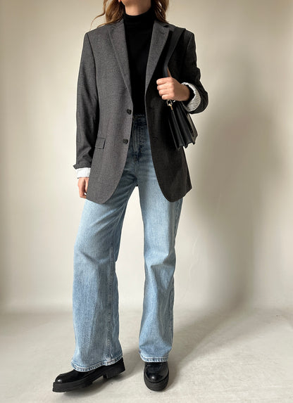 Light wool grey blazer