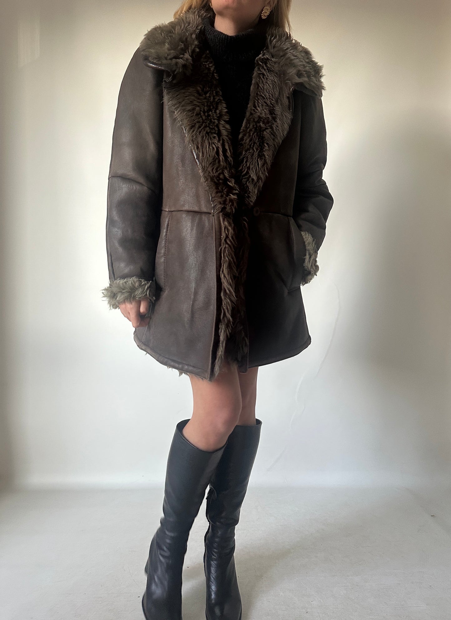 Chocolate perfect Shearling
