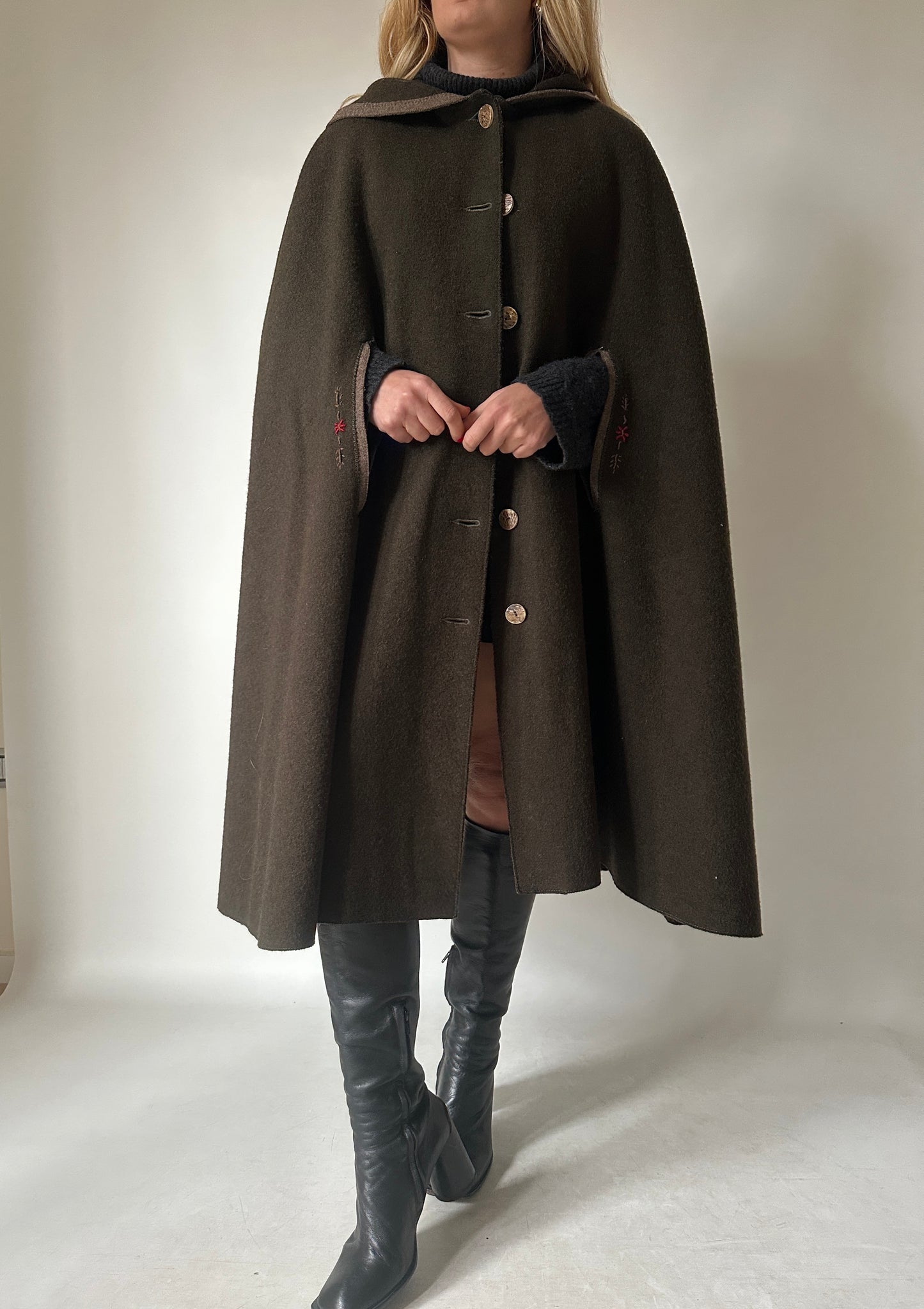 Original Loden poncho