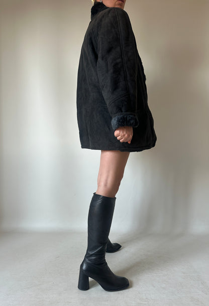 Passpartour black Shearling