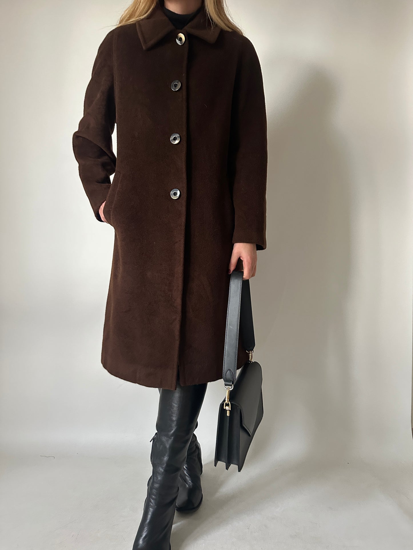 Pure merinos chocolate coat