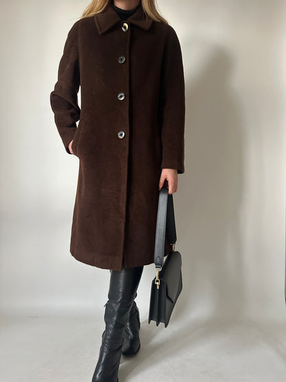 Pure merinos chocolate coat