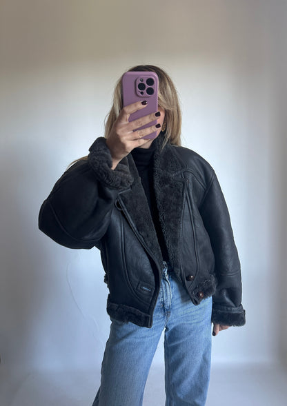 Petite antracite Shearling
