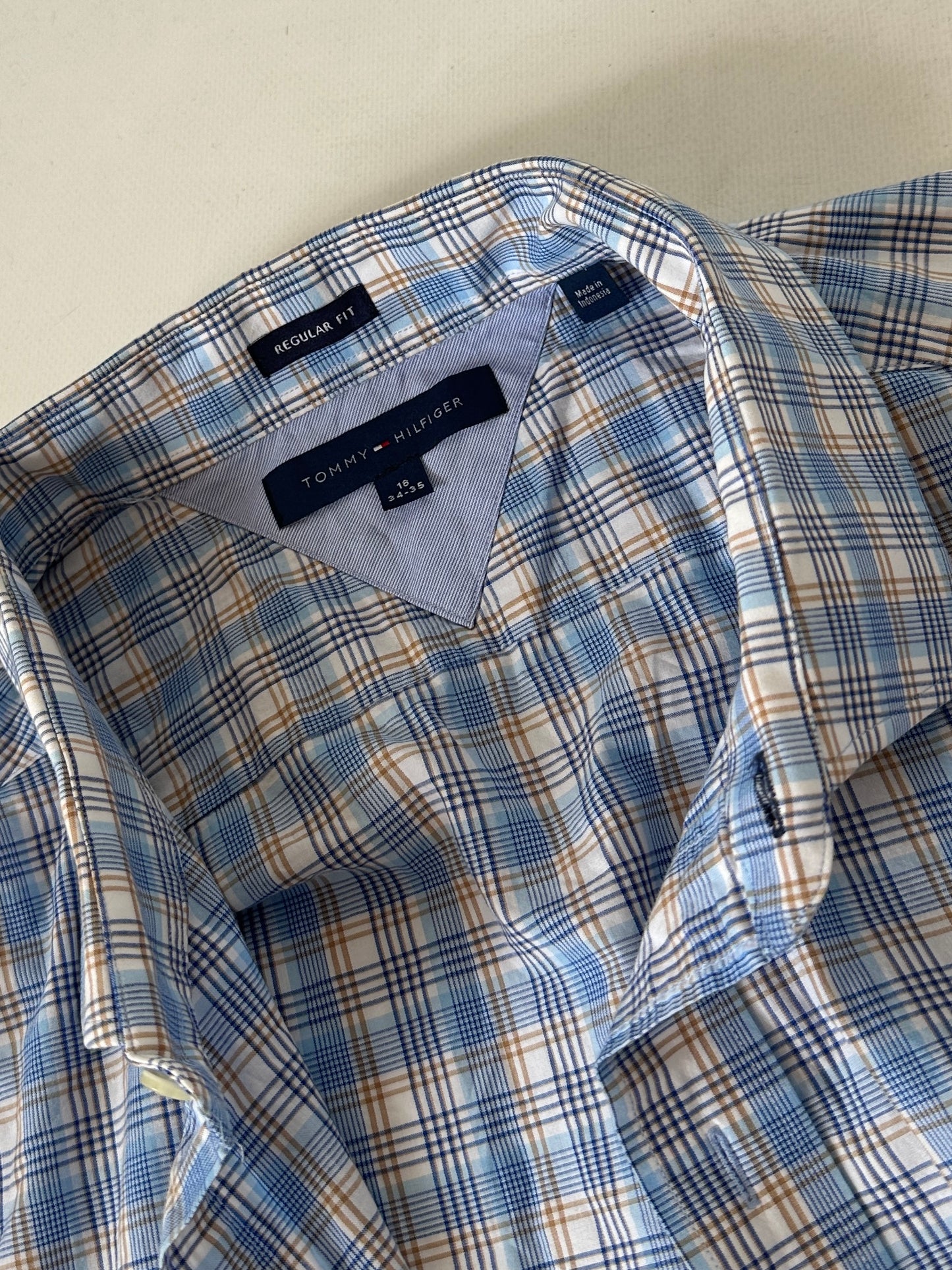 TOMMY HILFIGER oversize tartan shirt