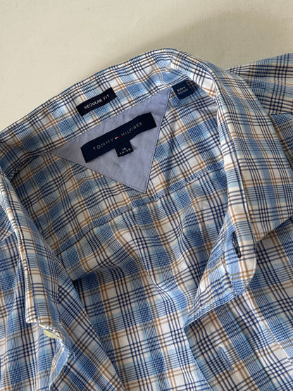 TOMMY HILFIGER oversize tartan shirt