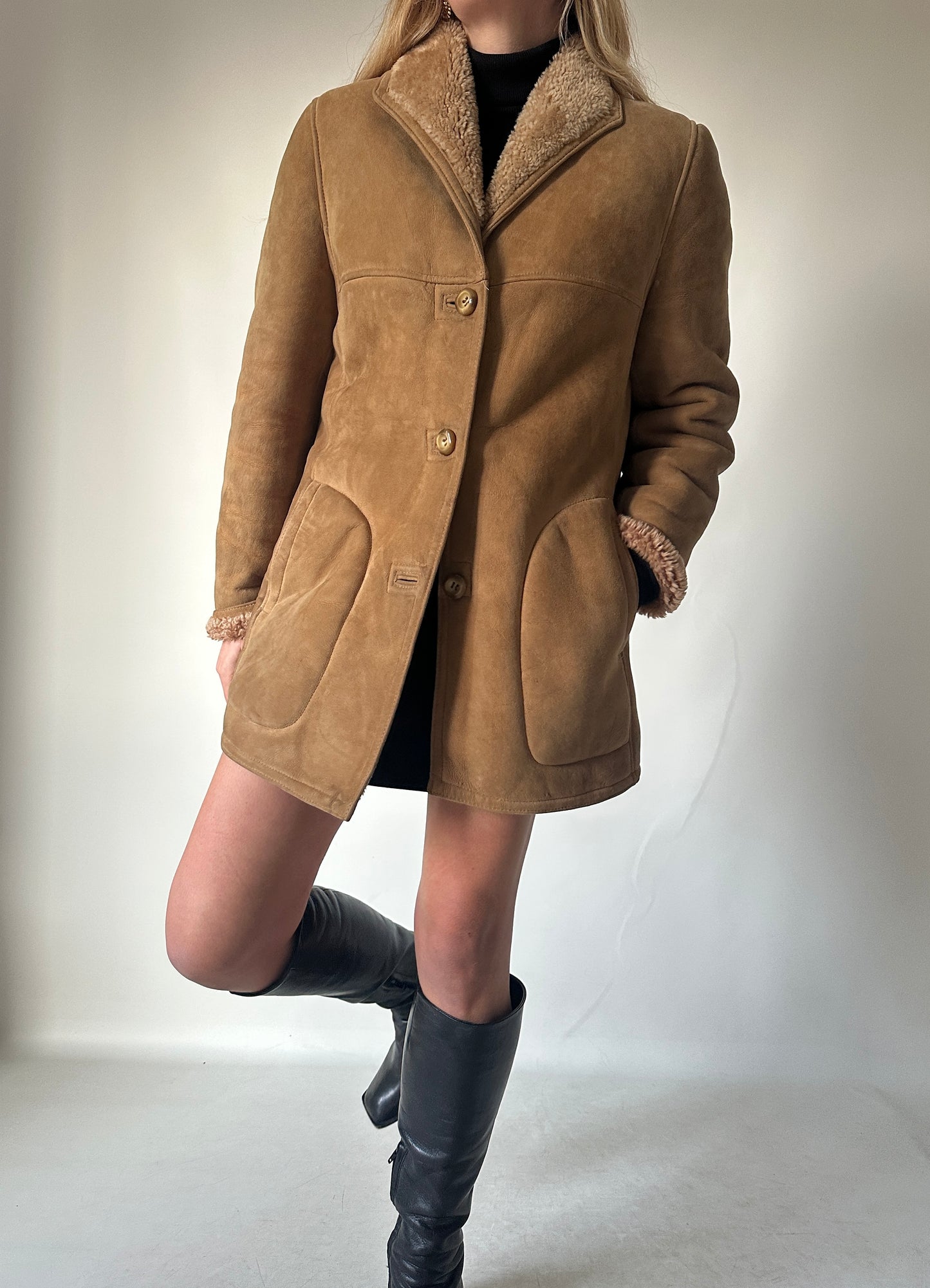 Honey petite Shearling