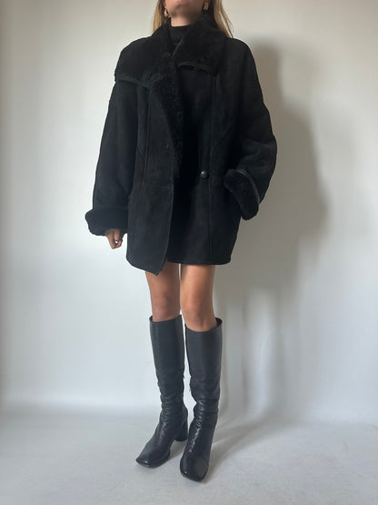 Perfect black Shearling