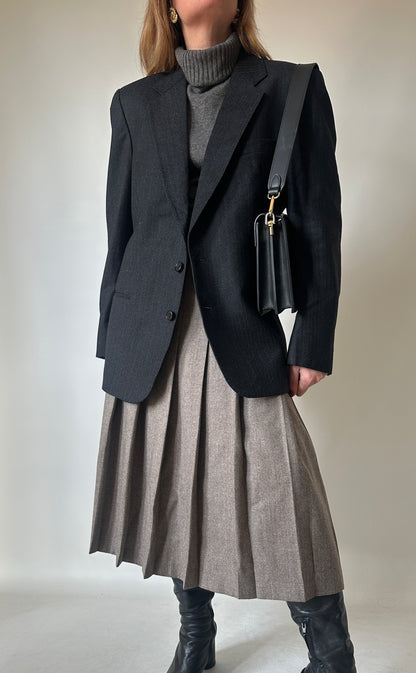 Precious wool pinstriped blazer
