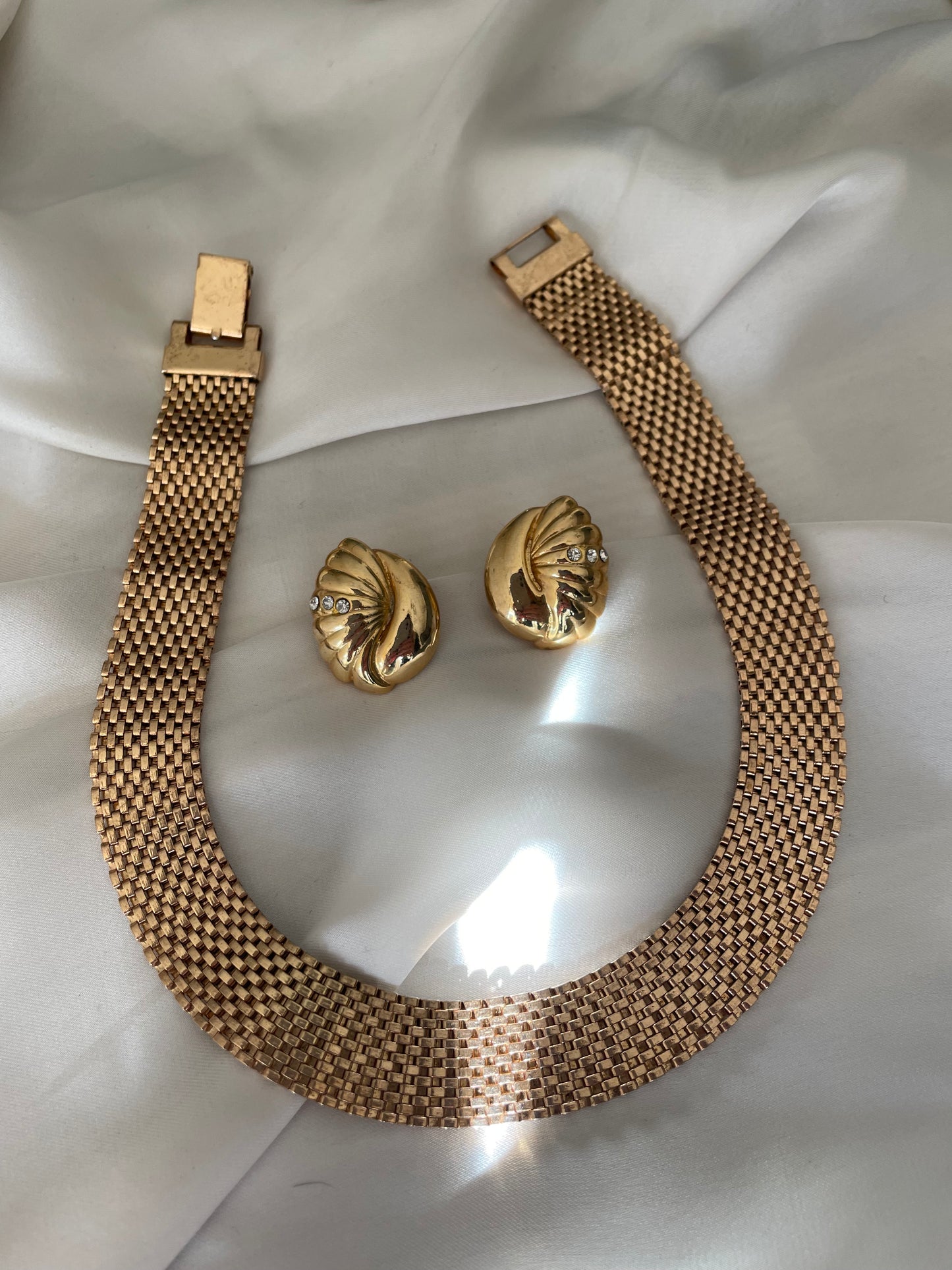 Collier panthere goldtone