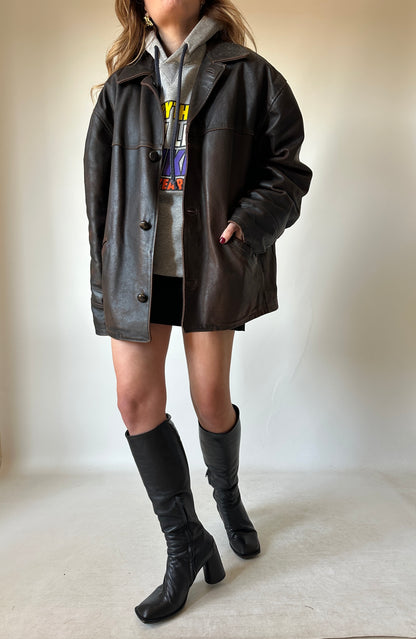 ALAN GORDON rare aviator distressed jacket