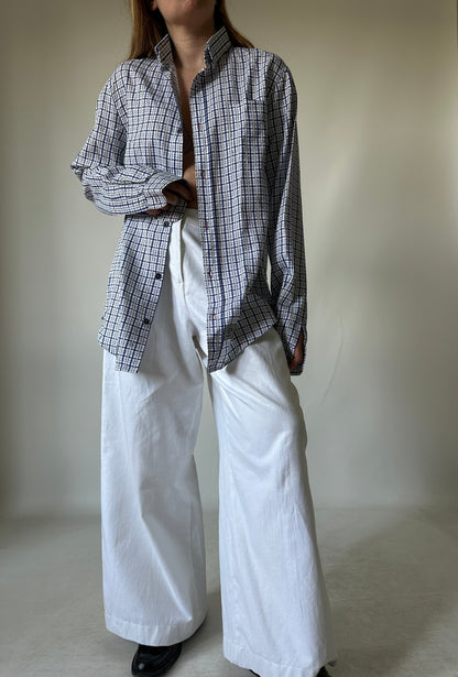 ARMANI tartan cotton shirt