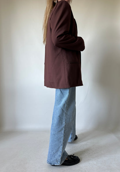 Burgundy precious blazer