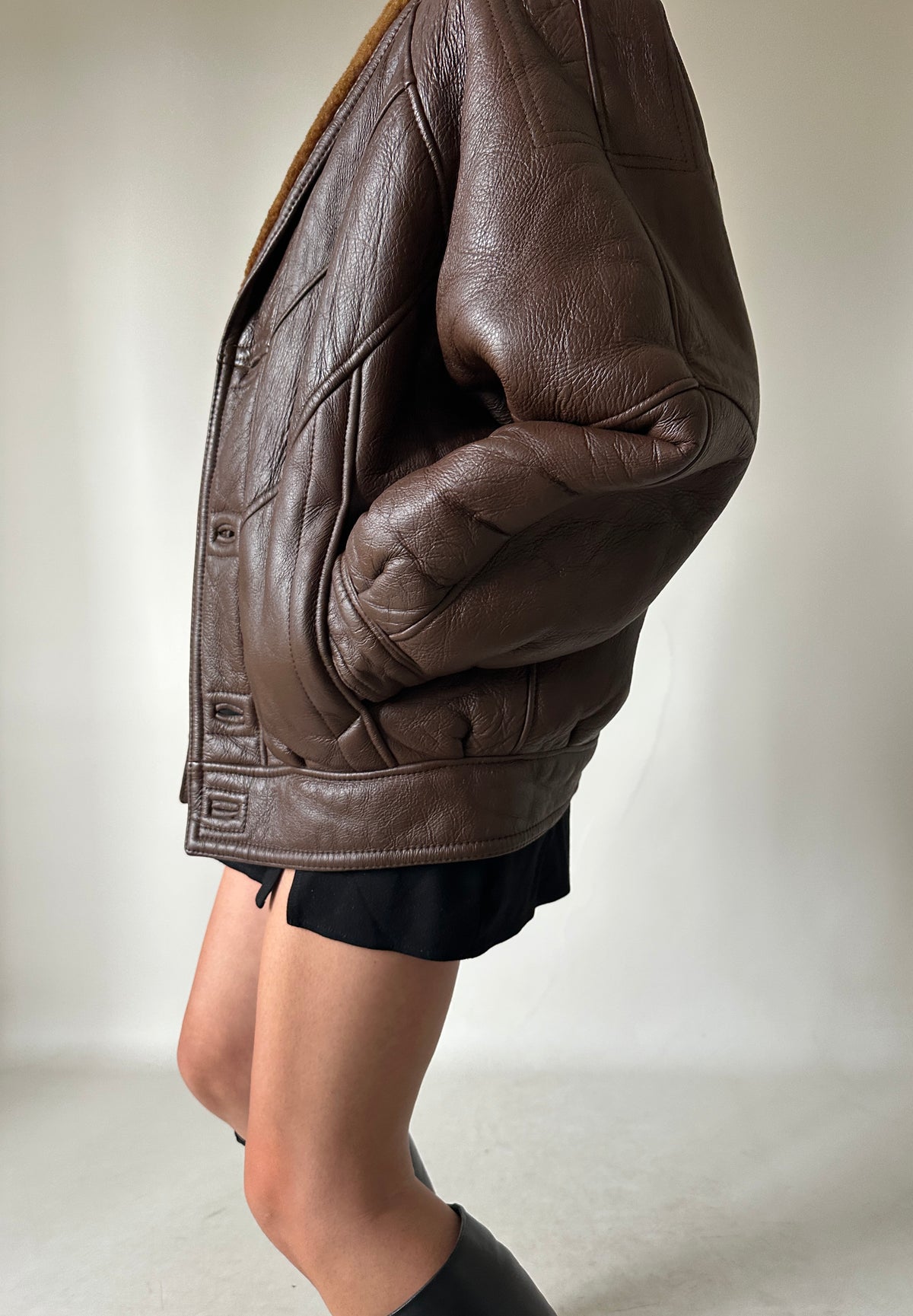 Chocolate beautiful Shearling