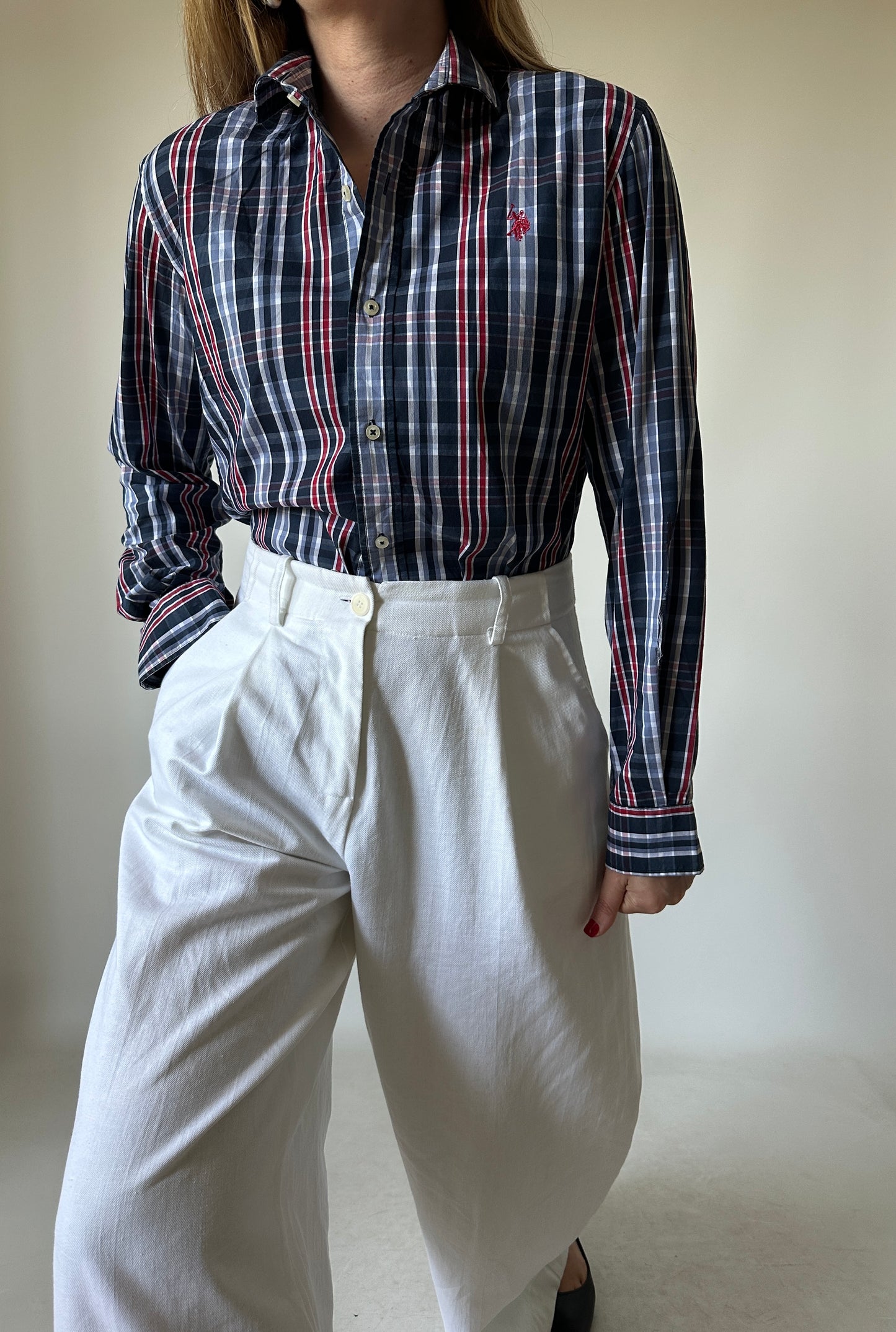 US POLO Assn striped petite shirt