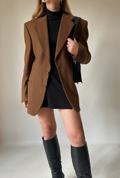 High quality wool camel blazer