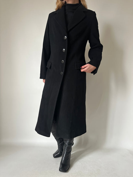 Precious wool and cachemire long coat