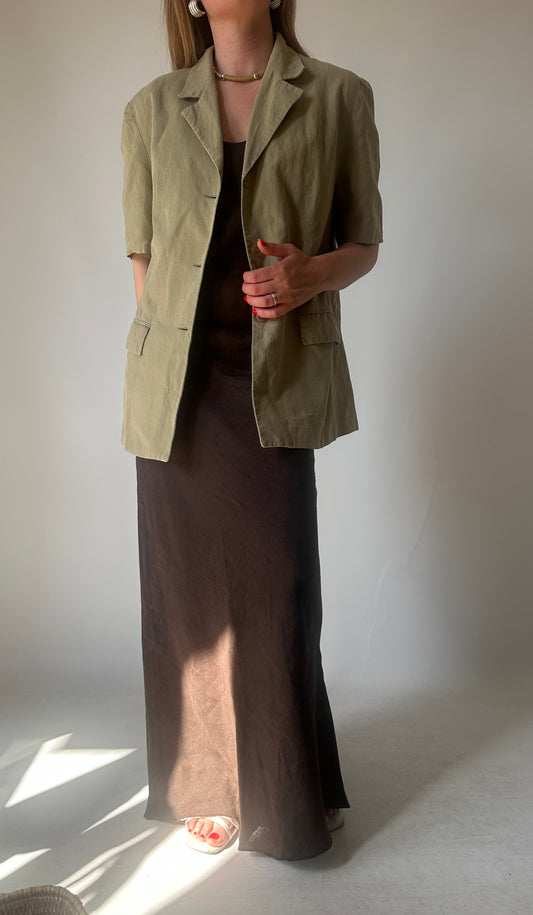 Pure linen light blazer