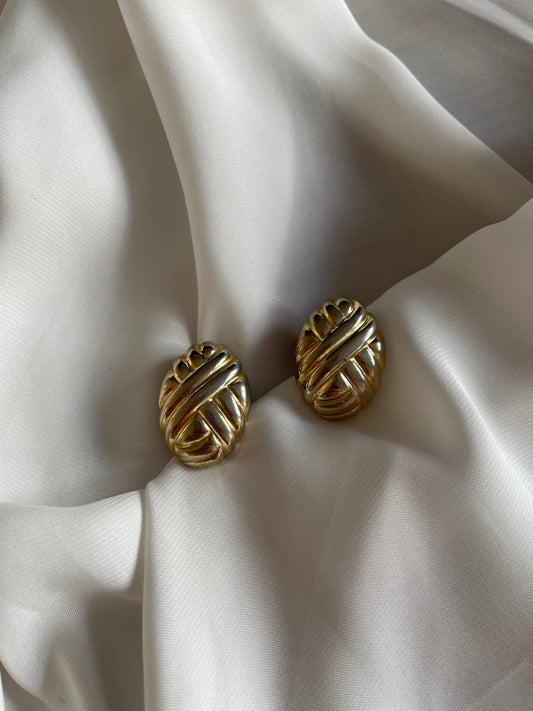 Orecchini gold ovali