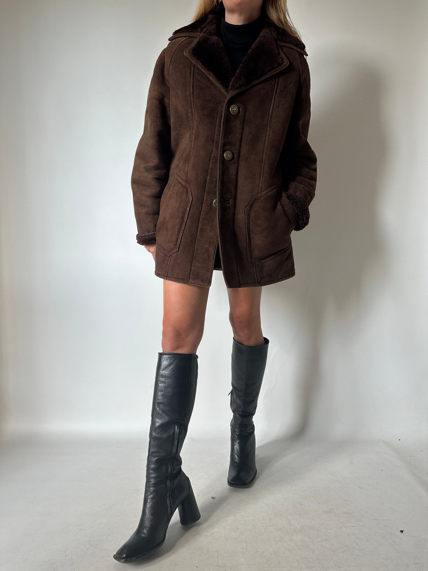 Chocolate cool Shearling