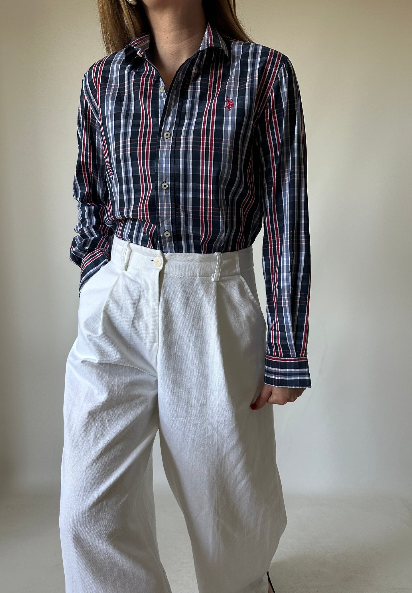 US POLO Assn striped petite shirt