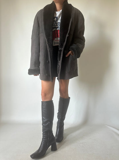 Antracite perfect Shearling