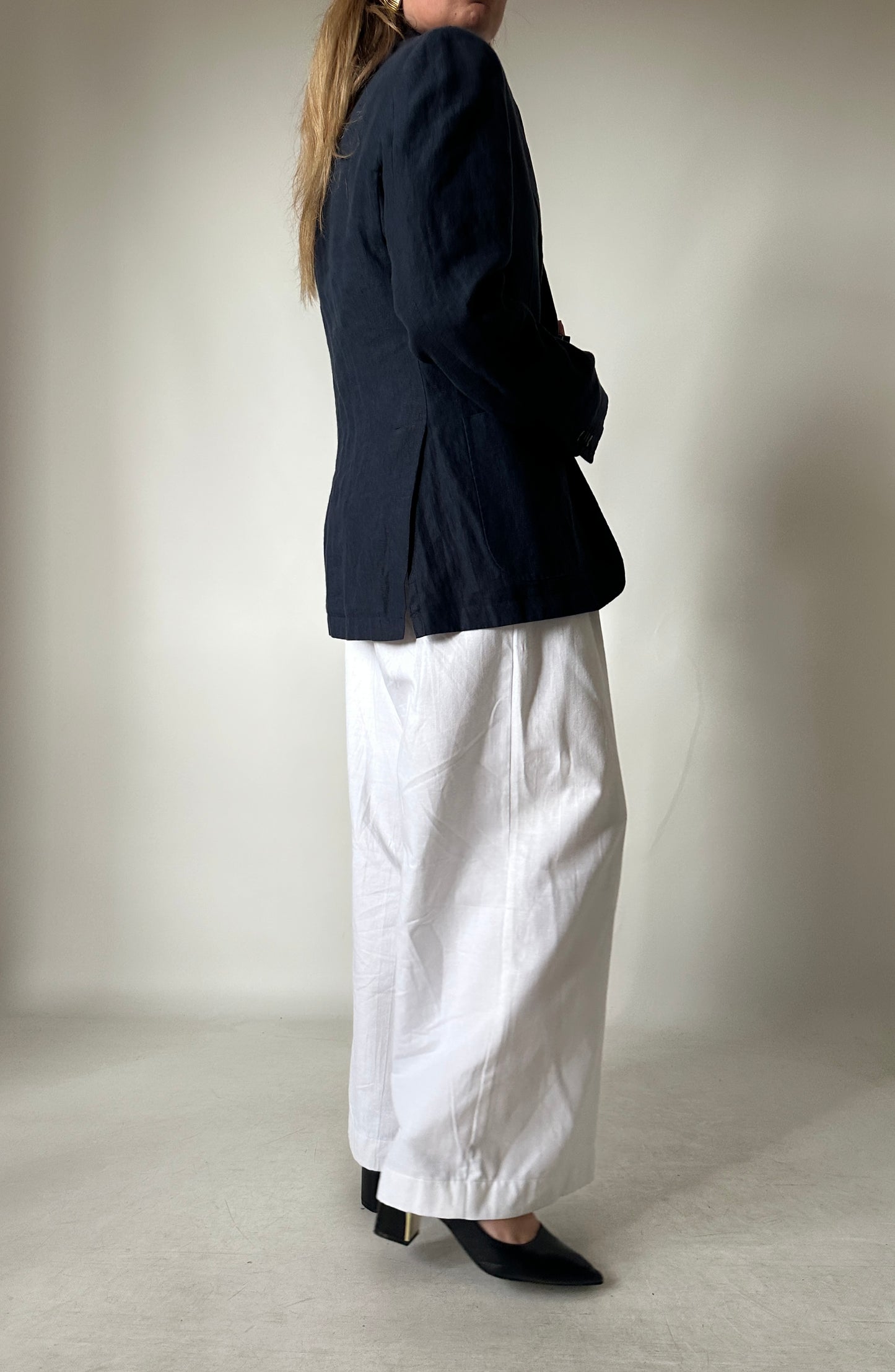 Blazer petite in puro lino