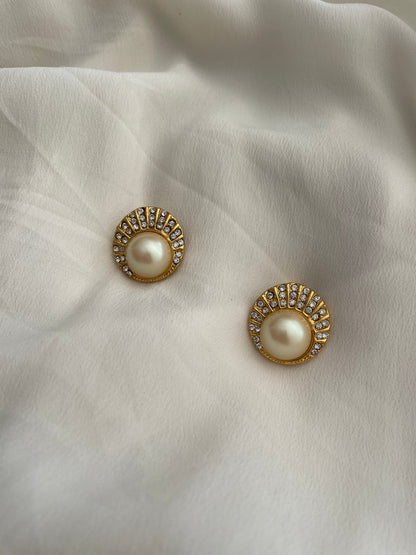 Orecchini perla e brillanti