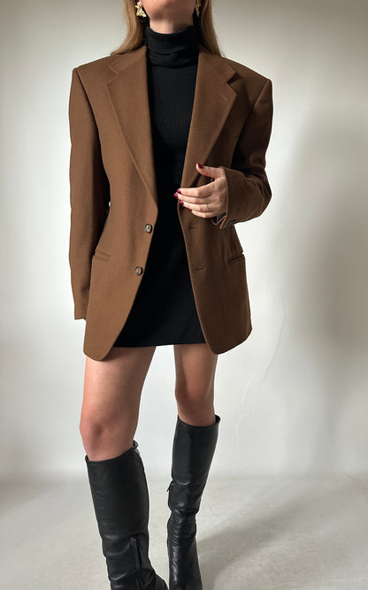 High quality wool camel blazer