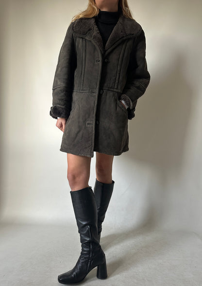 Grey petite Shearling